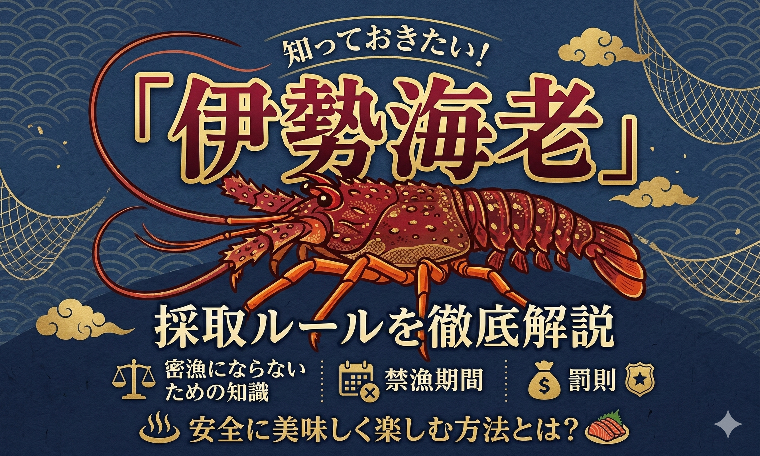 伊勢海老の採取ルール|密漁にならない禁漁期間と罰則を解説 – ごちそう本舗