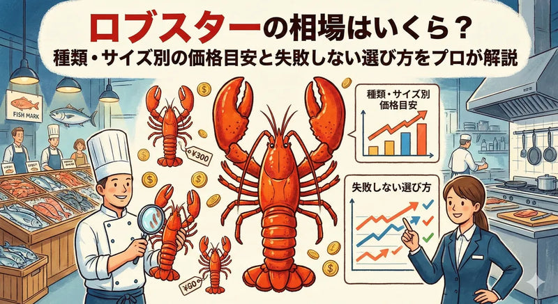 ロブスターの相場はいくら?種類・サイズ別の価格目安と失敗しない選び方をプロが解説