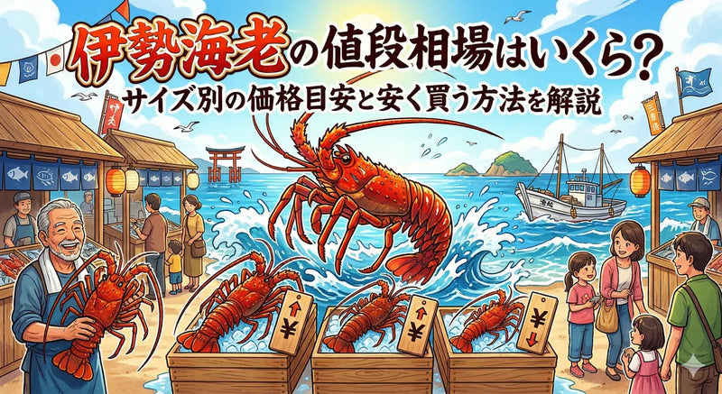 伊勢海老の値段相場はいくら?サイズ別の価格目安と安く買う方法を解説
