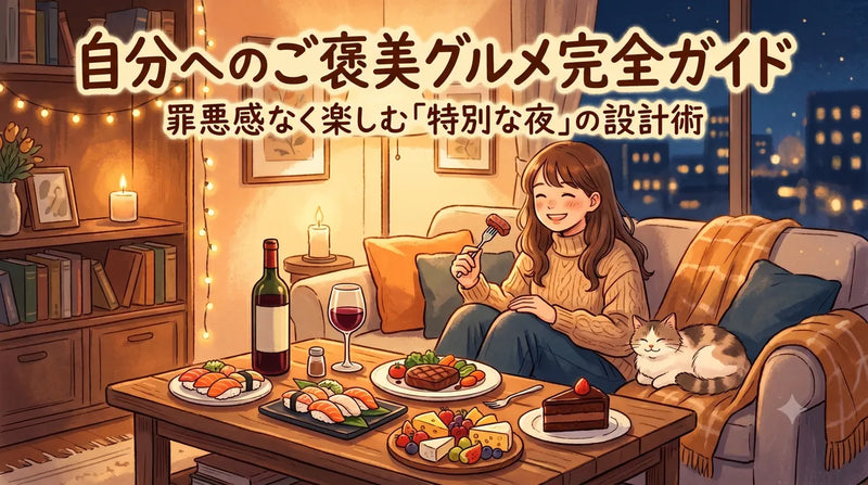 自分へのご褒美グルメ完全ガイド|罪悪感なく楽しむ「特別な夜」の設計術