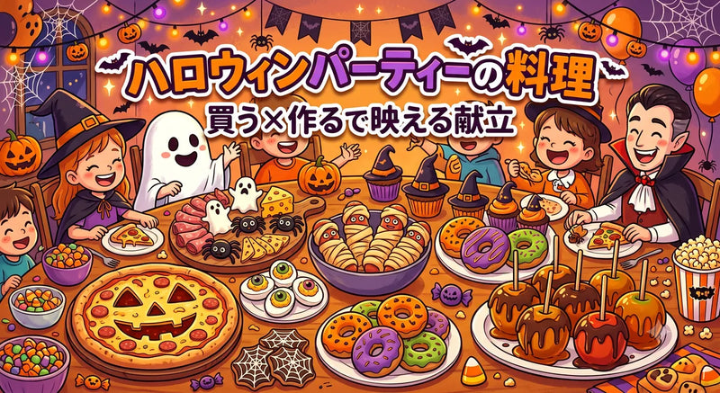 ハロウィンパーティーの料理|買う×作るで映える献立