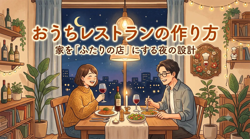 おうちレストランの作り方|家を「ふたりの店」にする夜の設計