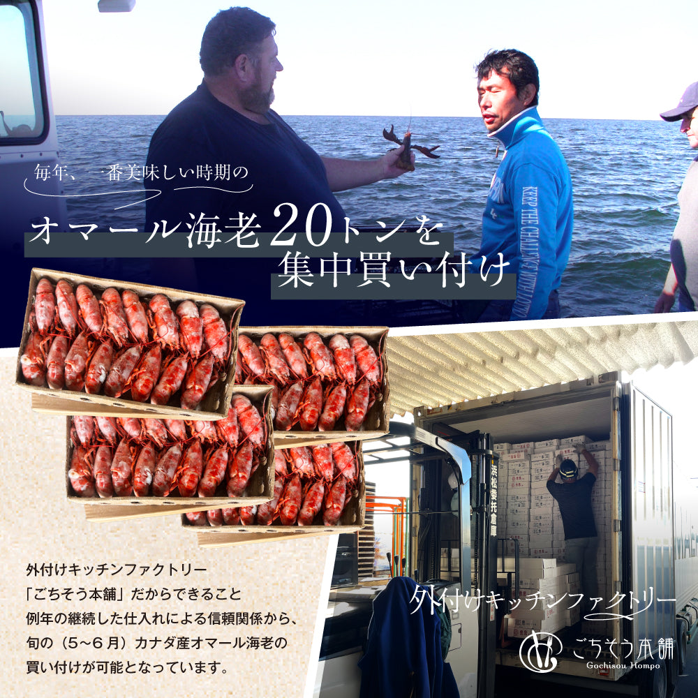 【ホームパーティーなどに】<br>オマール海老(ロブスター)のテルミドール<br>10食セット