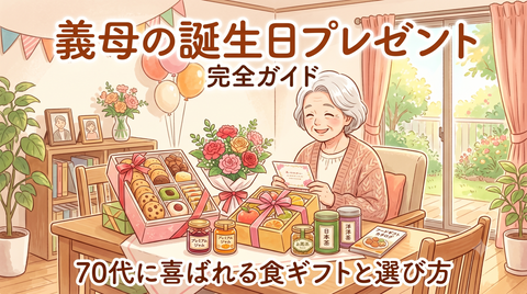 義母（お義母さん・義理の母）の誕生日プレゼント完全ガイド｜70代に喜ばれる食ギフトと選び方