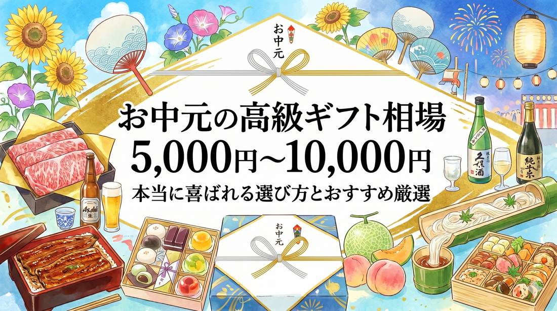 お中元の高級ギフト相場5,000円〜10,000円｜本当に喜ばれる選び方とおすすめ厳選