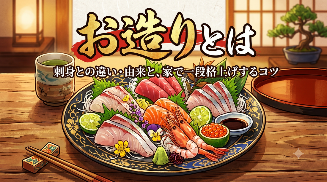 お造りとは｜刺身との違い・由来と、家で一段格上げするコツ