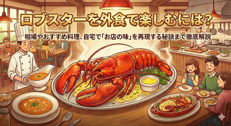 ロブスターを外食で楽しむには？相場やおすすめ料理、自宅で「お店の味」を再現する秘訣まで徹底解説