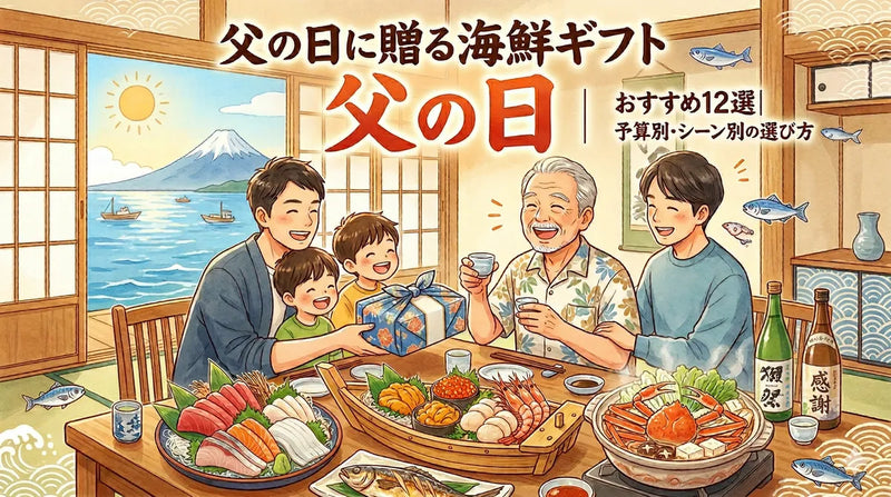 【2026父の日】海鮮ギフトおすすめ12選|失敗しない予算別・シーン別ガイド