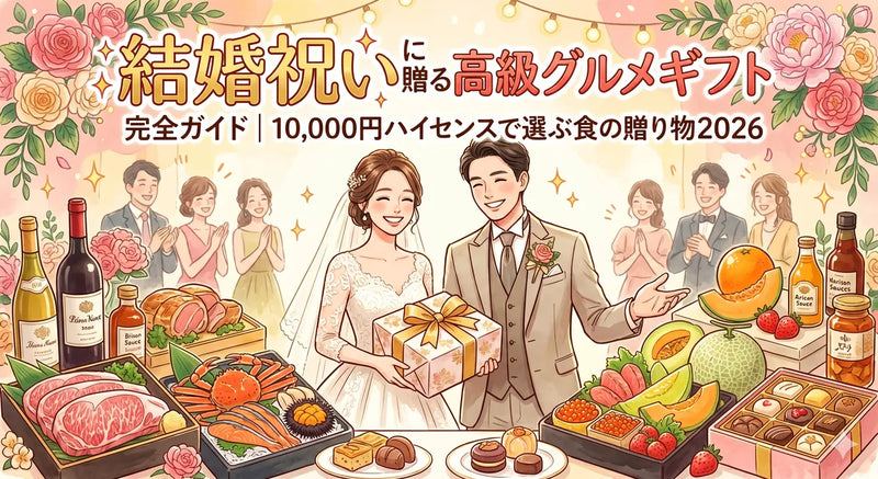 結婚祝いに贈る高級グルメギフト完全ガイド｜10,000円ハイセンスで選ぶ食の贈り物