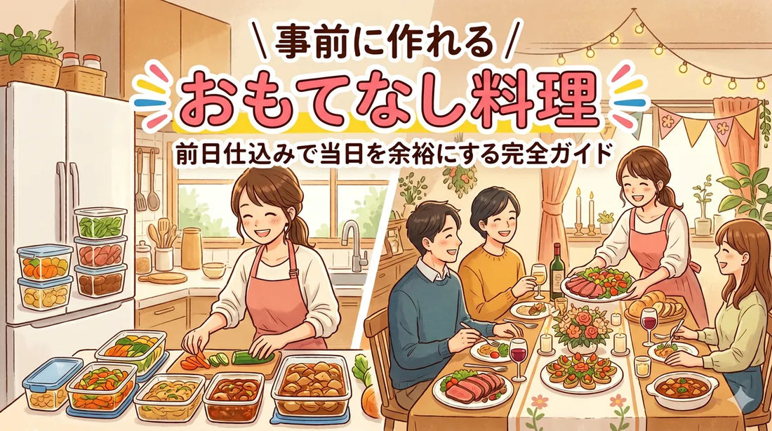 事前に作れるおもてなし料理｜前日仕込みで当日を余裕にする完全ガイド