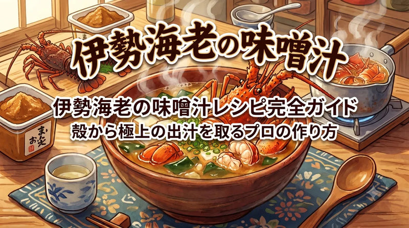 伊勢海老の味噌汁レシピ完全ガイド｜殻から極上の出汁を取るプロの作り方2026