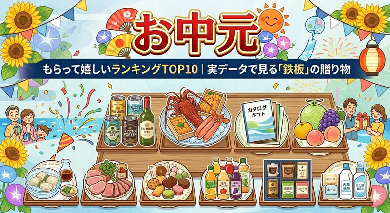 お中元もらって嬉しいランキングTOP10｜2026年版の鉄板ギフト