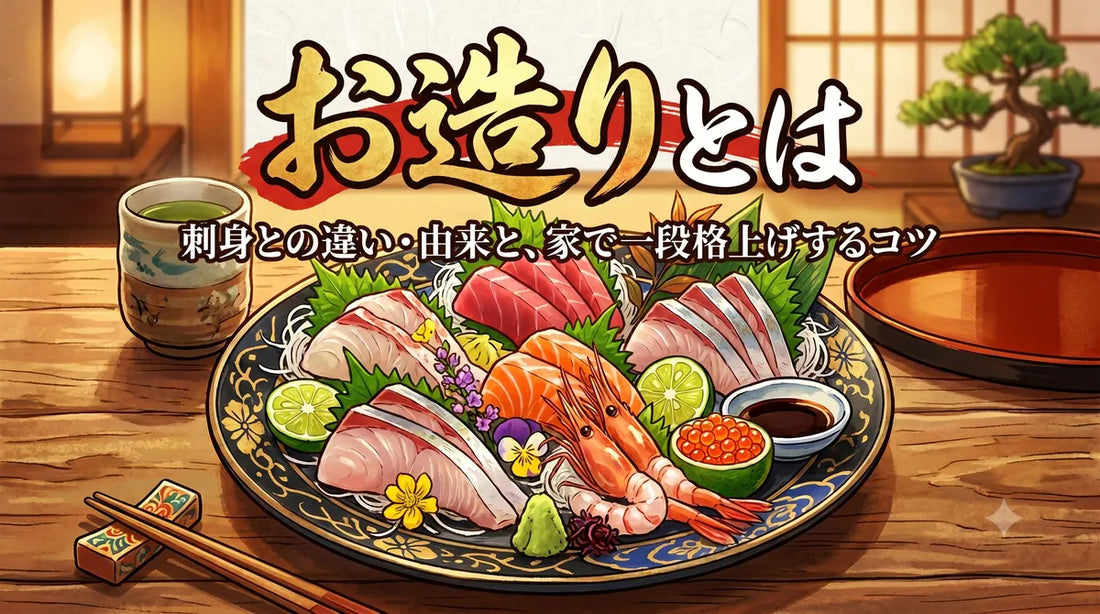お造りとは｜刺身との違い・由来と、家で一段格上げするコツ
