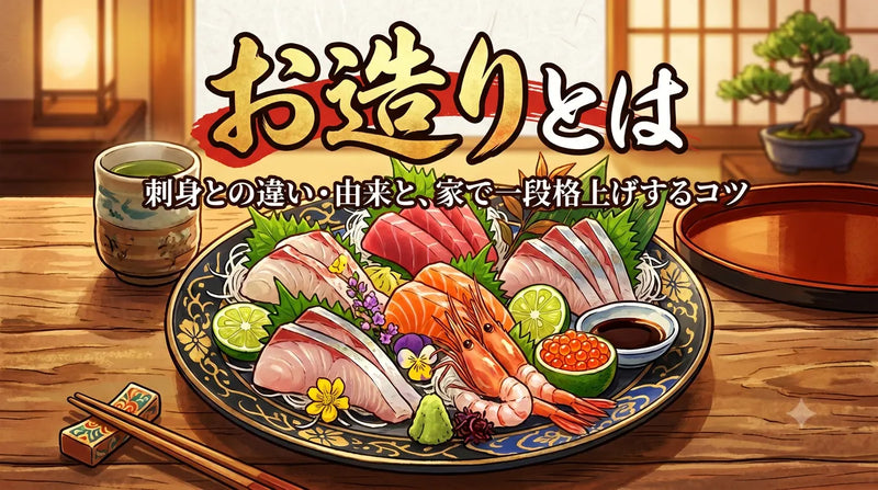 お造りとは｜刺身との違い・由来と、家で一段格上げするコツ