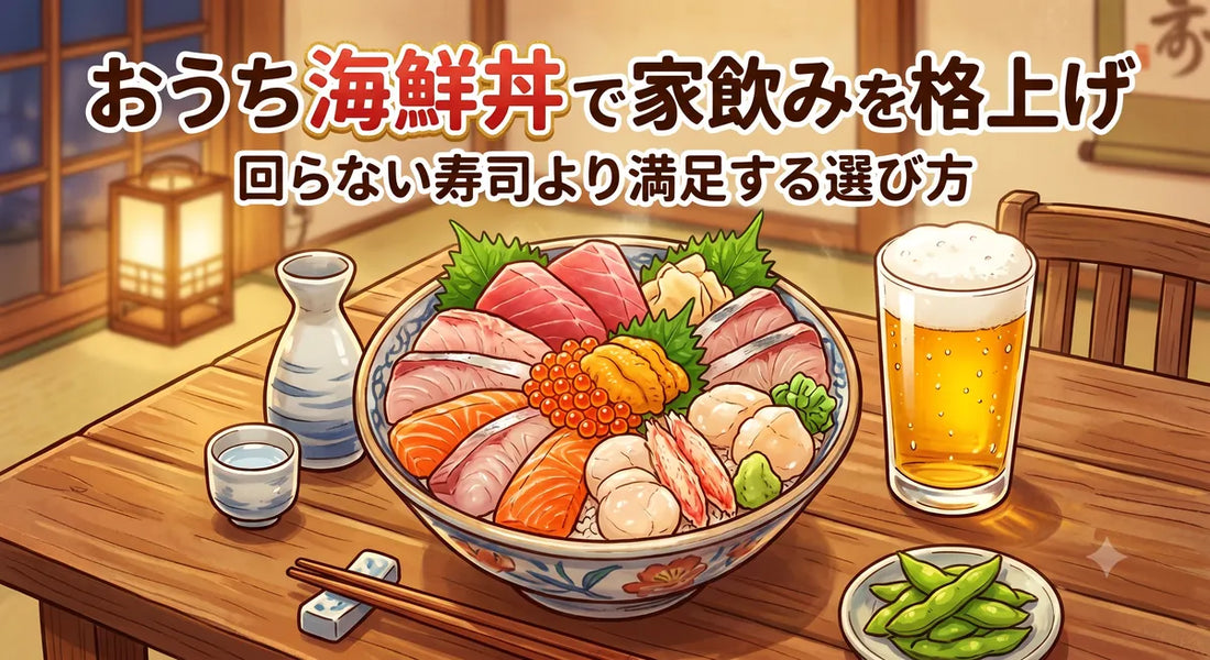 おうち海鮮丼で家飲みを格上げ｜回らない寿司より満足する選び方