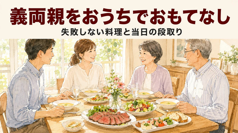 義両親をおうちでおもてなし｜失敗しない料理と当日の段取りガイド