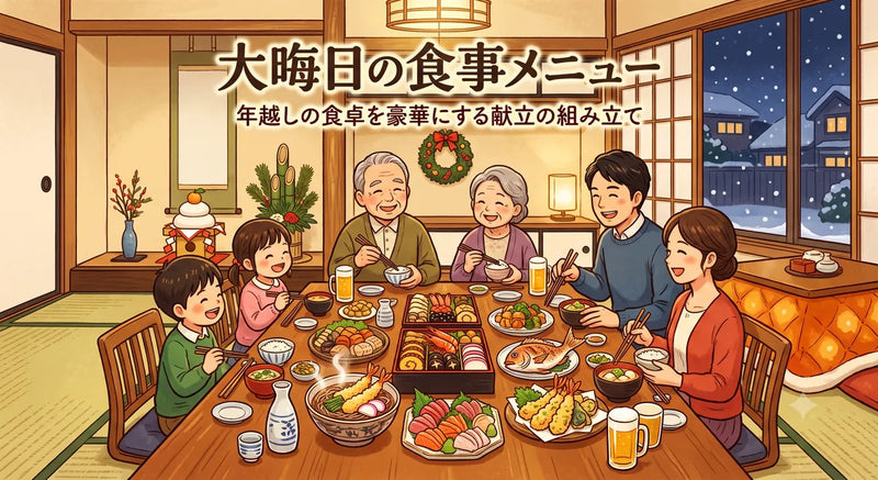 大晦日の食事メニュー｜年越しの食卓を豪華にする献立の組み立て
