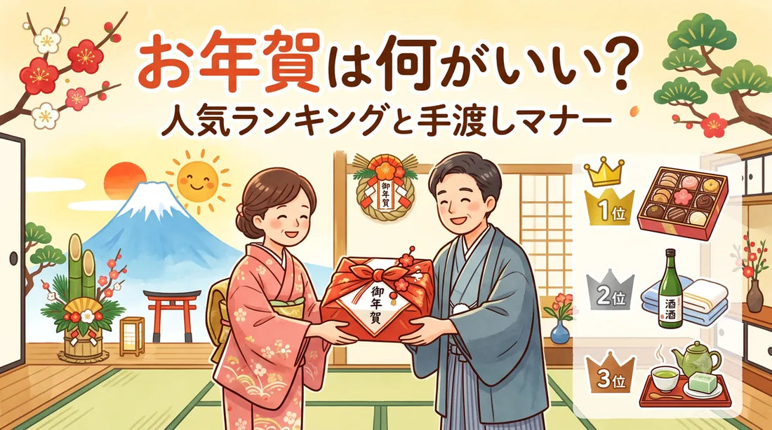 お年賀は何がいい？人気ランキングと手渡しマナー