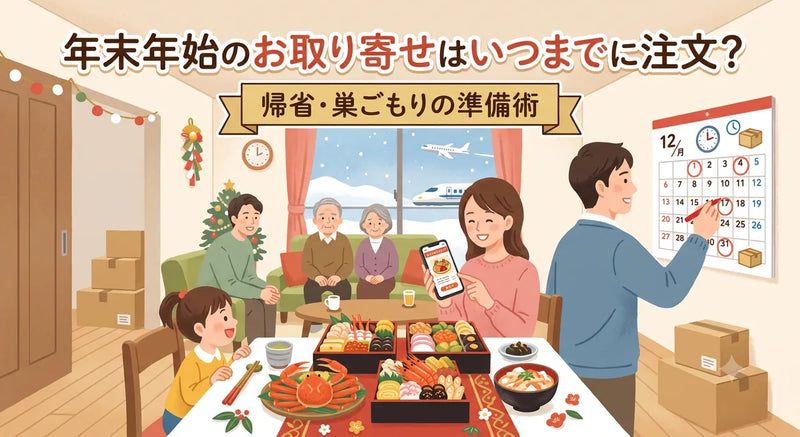 年末年始のお取り寄せはいつまでに注文？帰省・巣ごもりの準備術