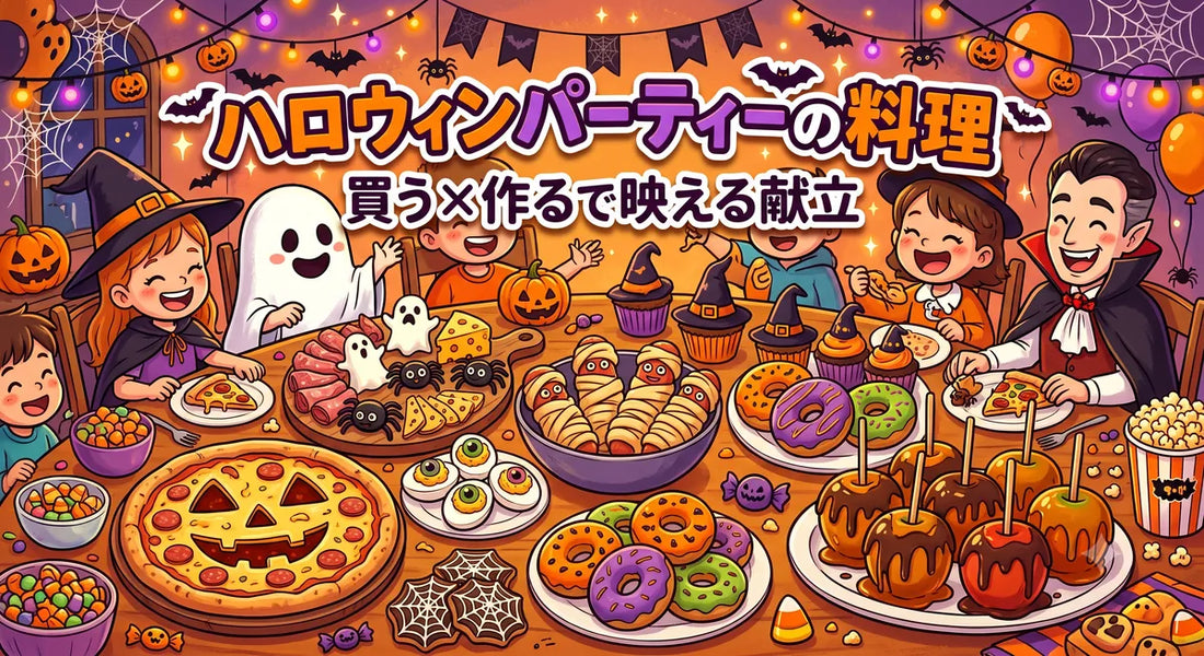 ハロウィンパーティーの料理｜買う×作るで映える献立
