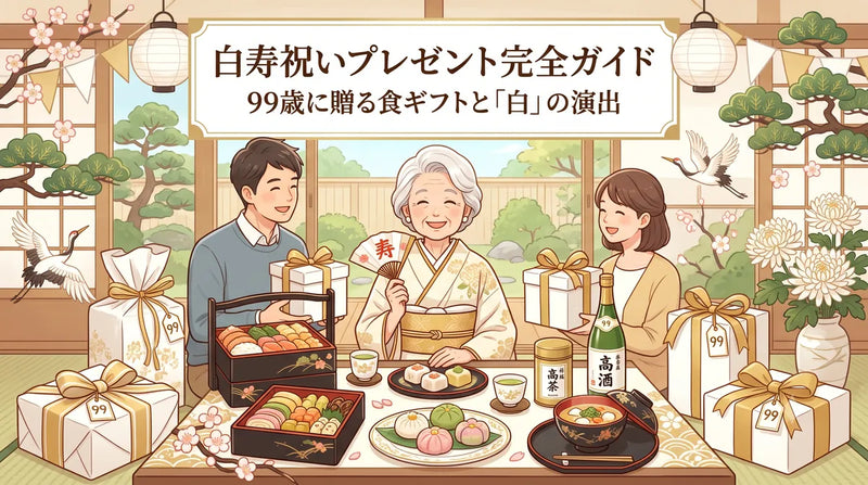 白寿祝いプレゼント完全ガイド｜99歳に贈る食ギフトと「白」の演出