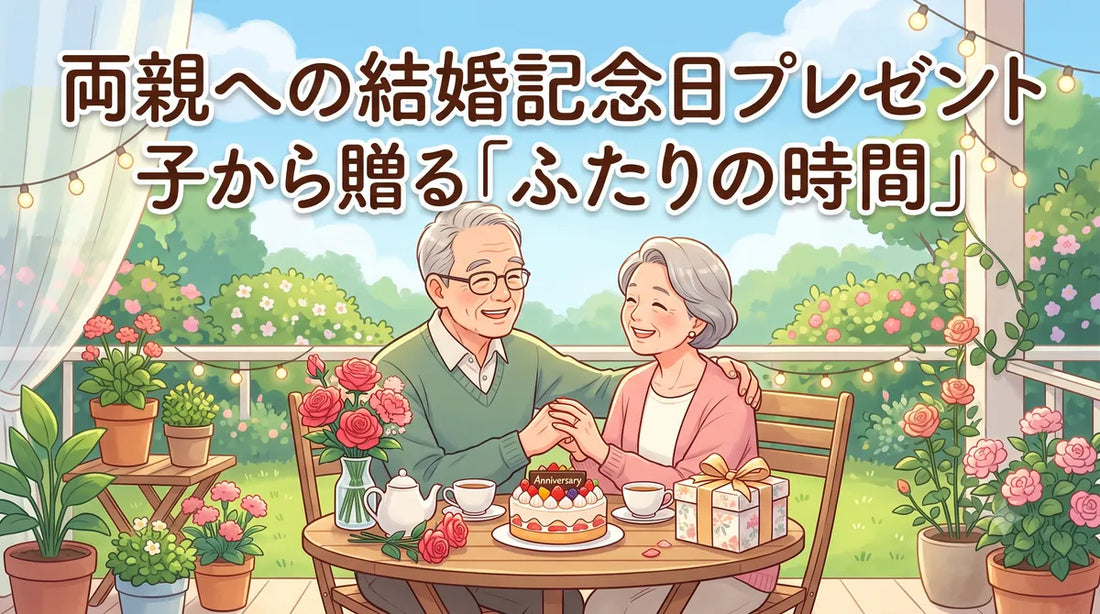 両親への結婚記念日プレゼント｜子から贈る「ふたりの時間」
