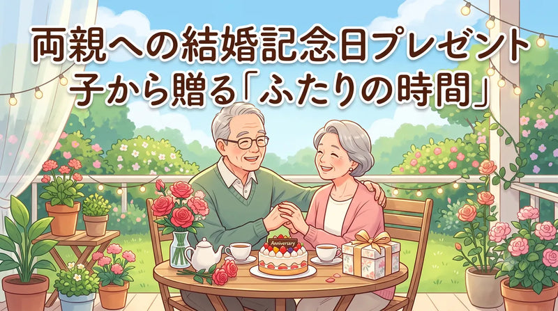 両親への結婚記念日プレゼント｜子から贈る「ふたりの時間」