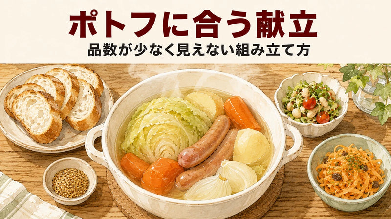 ポトフに合う献立・付け合わせ｜「これだけ？」と言わせない組み立て方