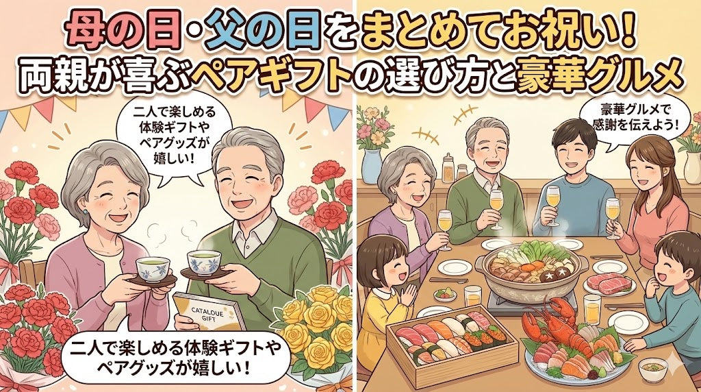 母の日・父の日をまとめてお祝い！